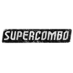 Logo Banda Supercombo - pintura de guitarras, baixos e violões Music Kolor
